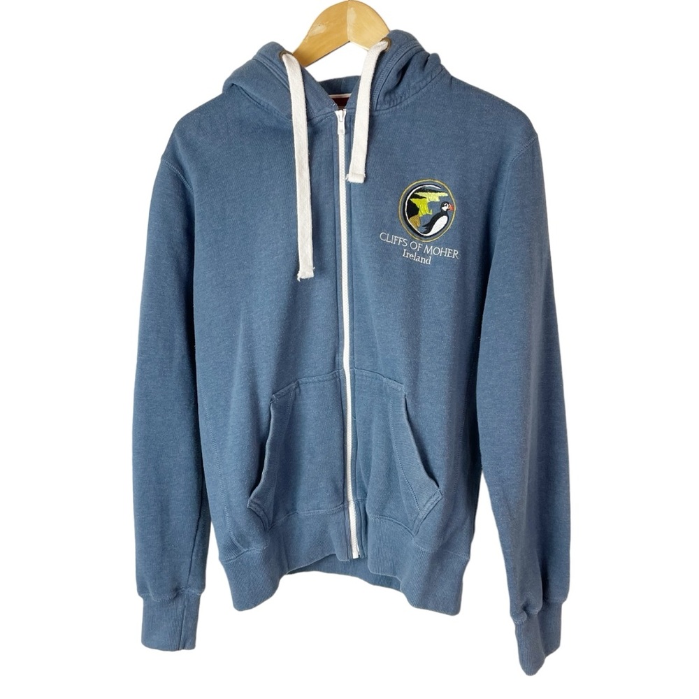 DOLMEN Clothing Cliffs of Moher Ireland Zip up hoodie Small